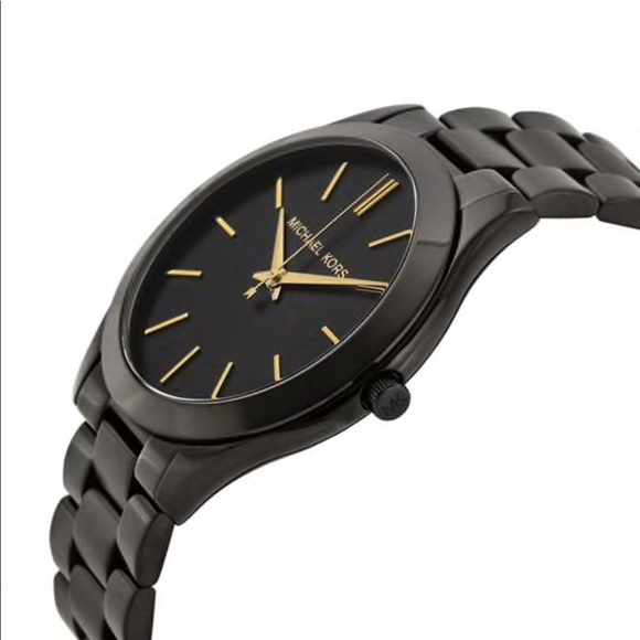 FLASH SALE‼️MICHAEL KORS Slim Runway Black Watch